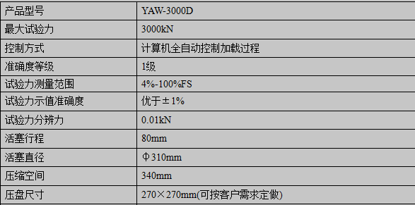 3000KN恒應力壓力試驗機